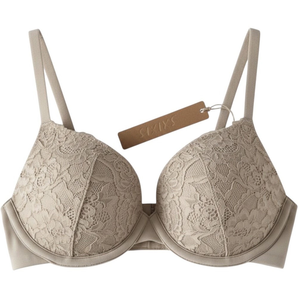 Skims Fits Everybody Lace T-Shirt Bra Stone BA-TSH-4668 42DD